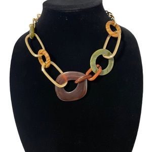 1219-Summer Ready Fashion Acrylc Chain Necklace